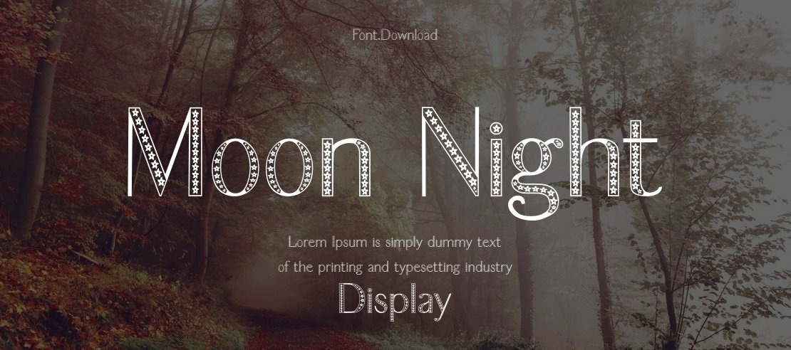 Moon Night Font