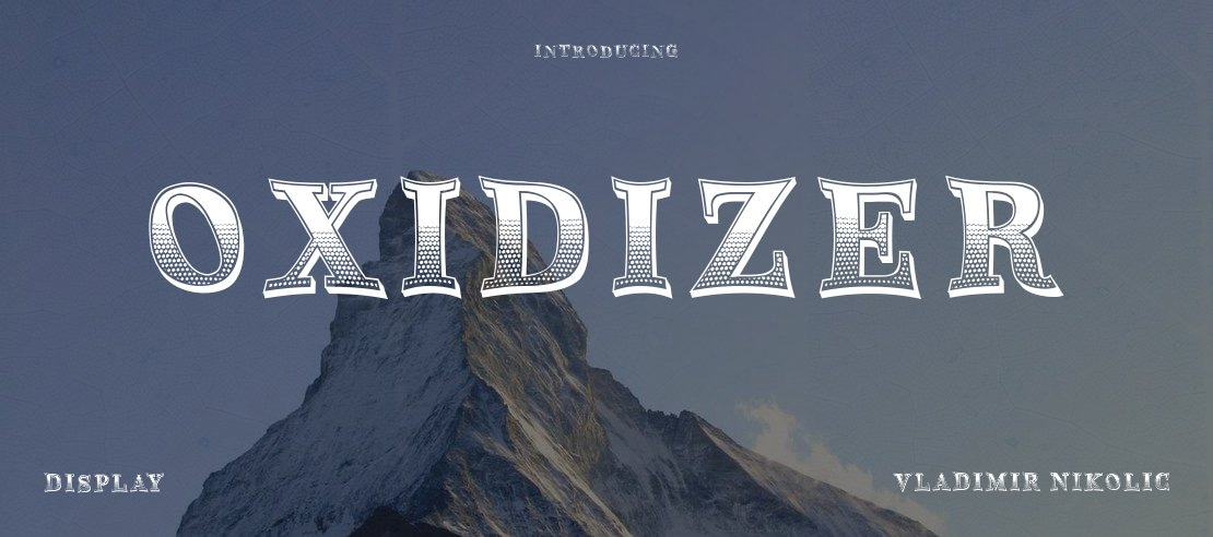 Oxidizer Font