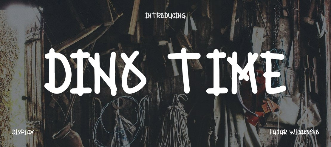 Dino Time Font