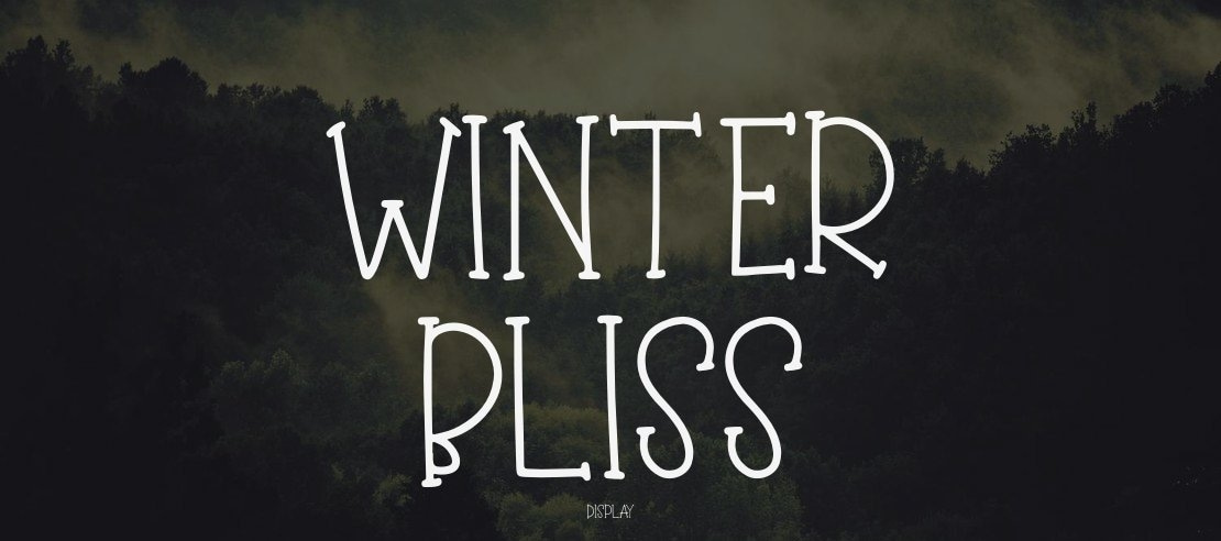 Winter Bliss Font