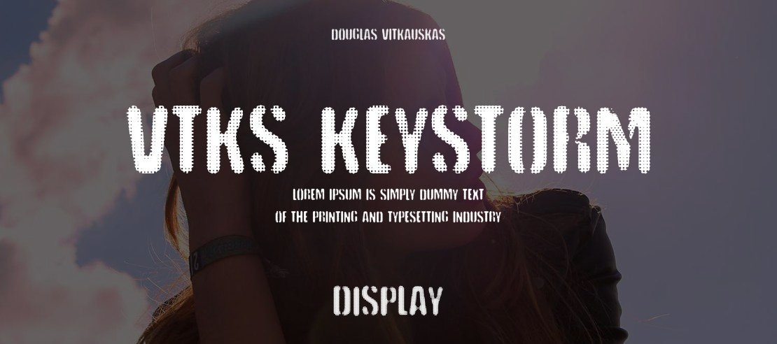 VTKS Keystorm Font