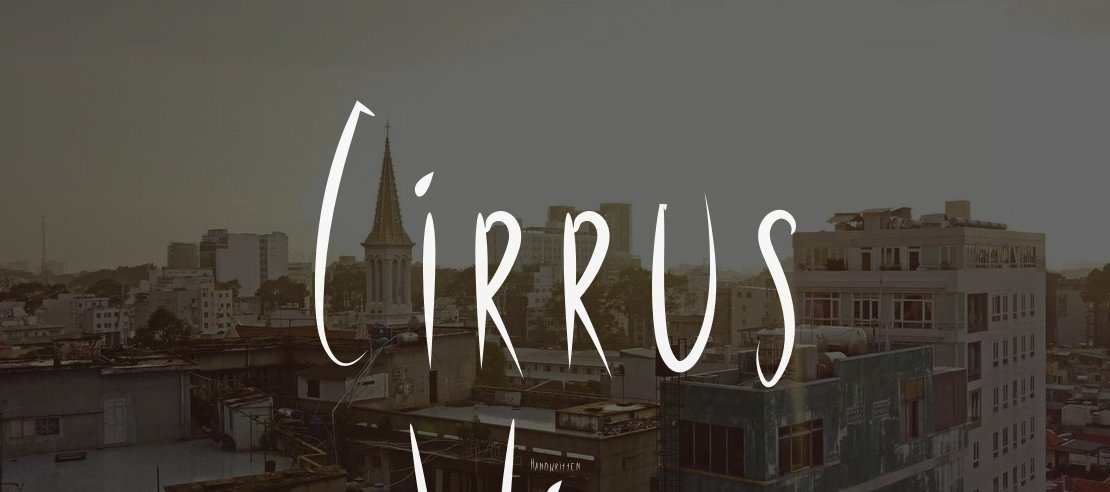 Cirrus Wisp Font