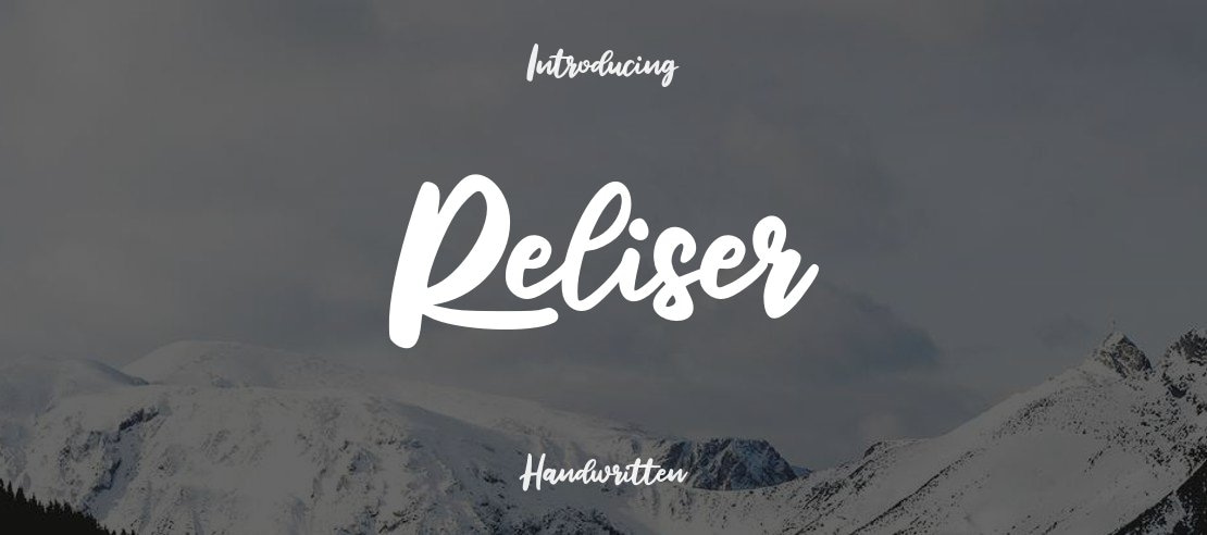 Reliser Font