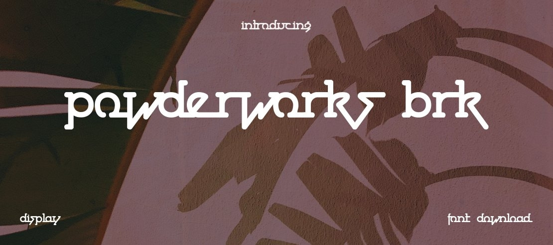 Powderworks BRK Font