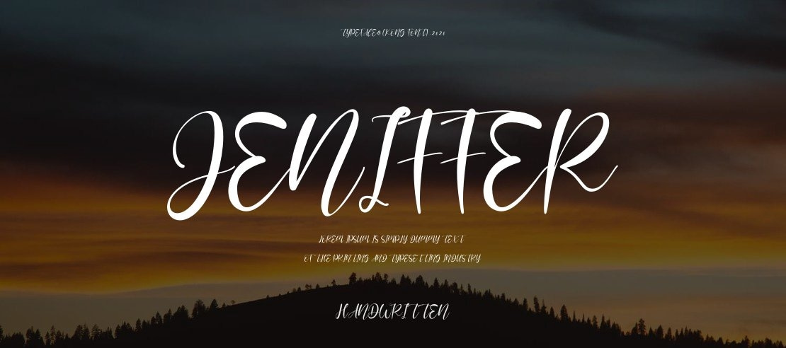 Jeniffer Font Family