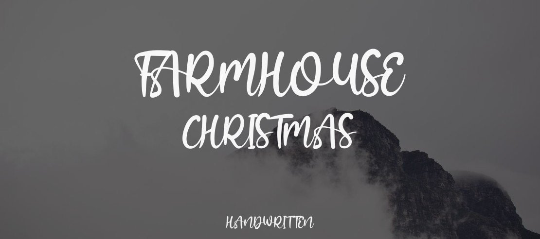 Farmhouse Christmas Font