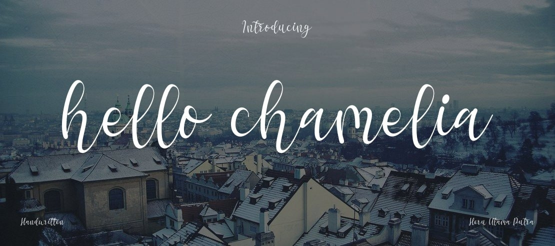 hello chamelia Font