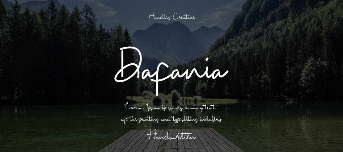 Dafania Font