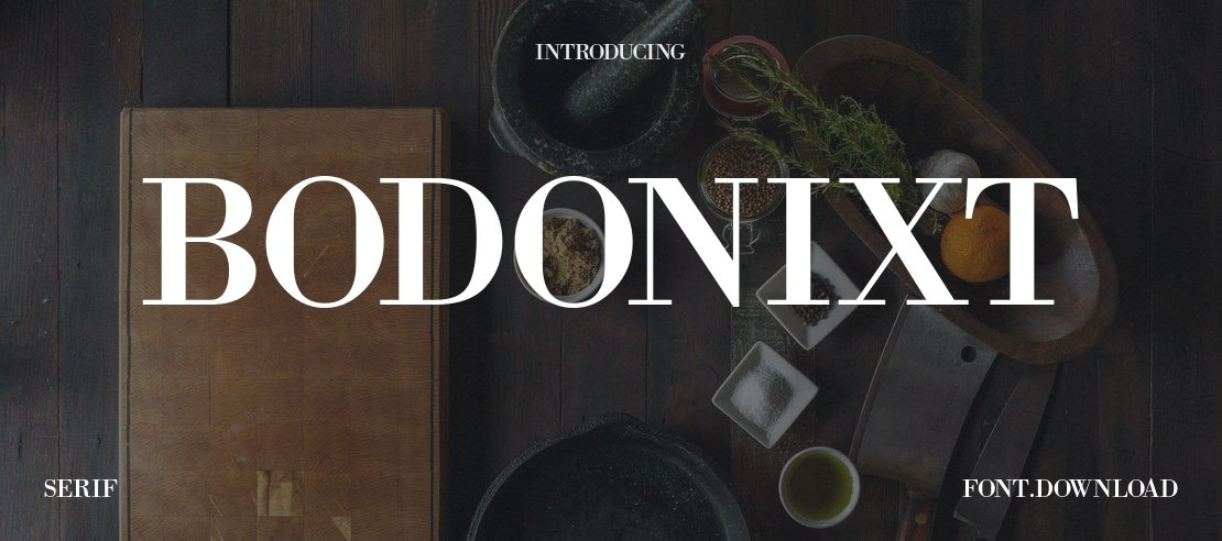 BodoniXT Font