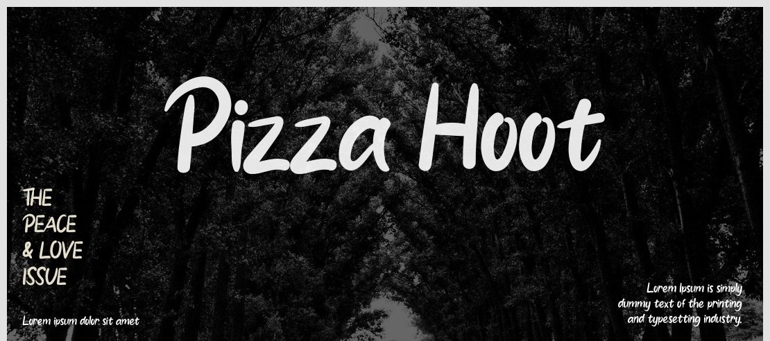 Pizza Hoot Font