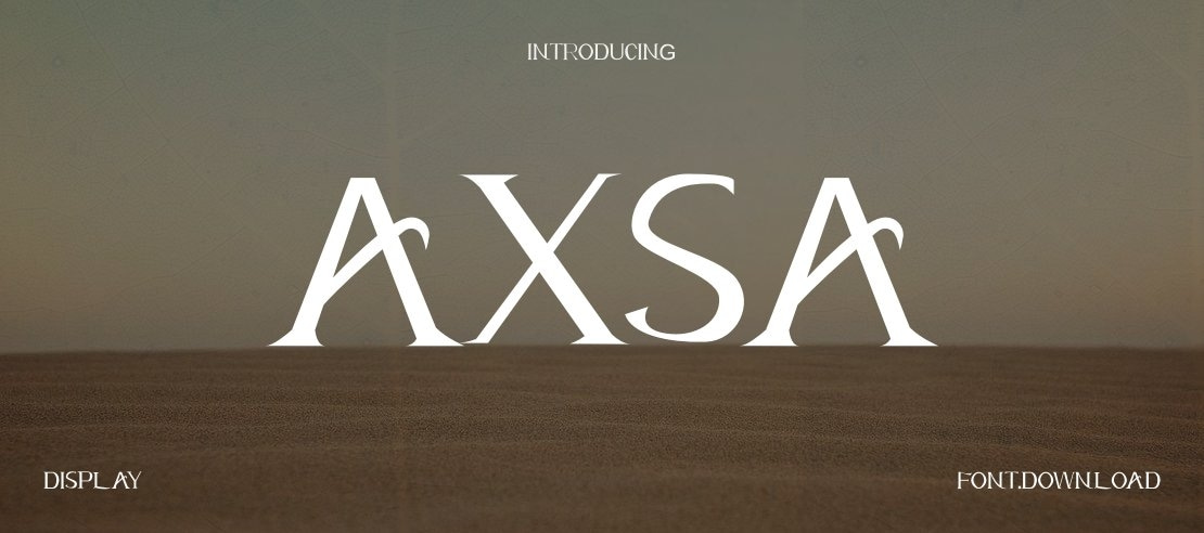 AXSA Font