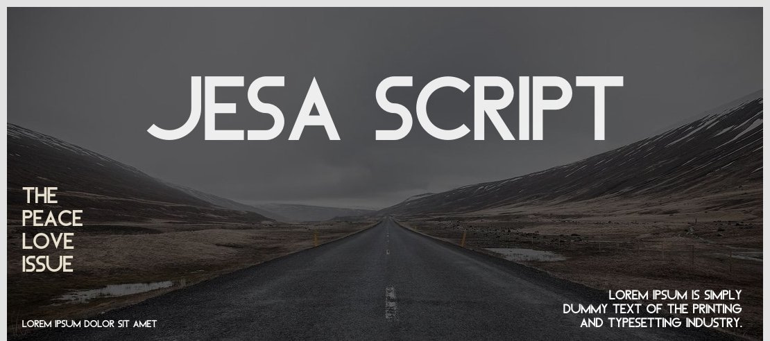 Jesa Script Font