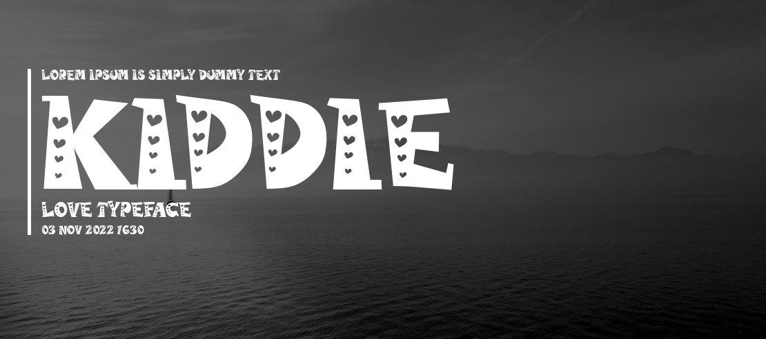 Kiddie Love Font