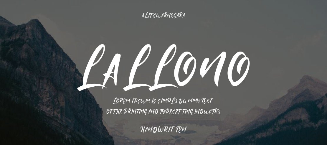 Lallono Font