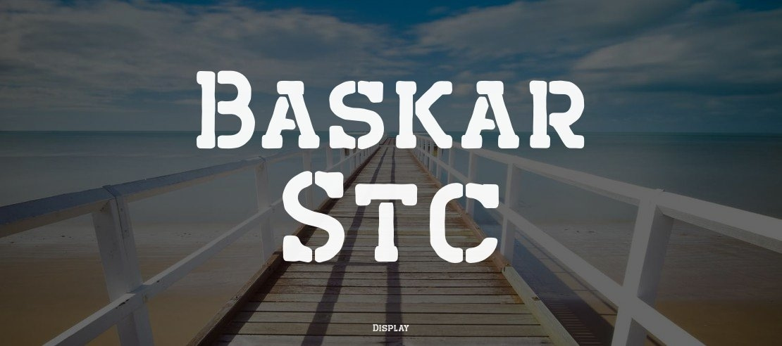 Baskar Stc Font