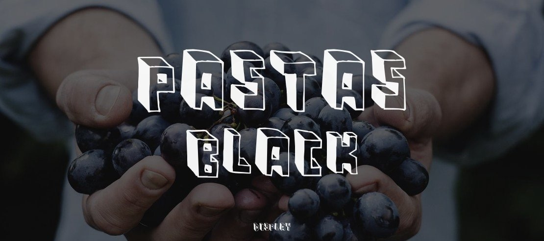 Pastas Black Font