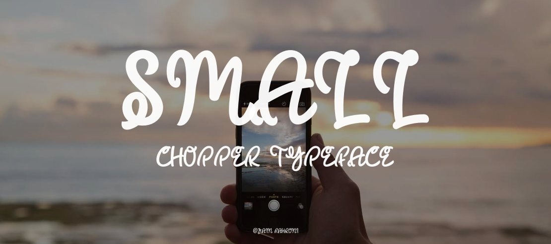 Small Chopper Font