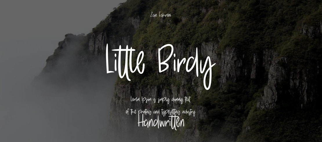 Little Birdy Font