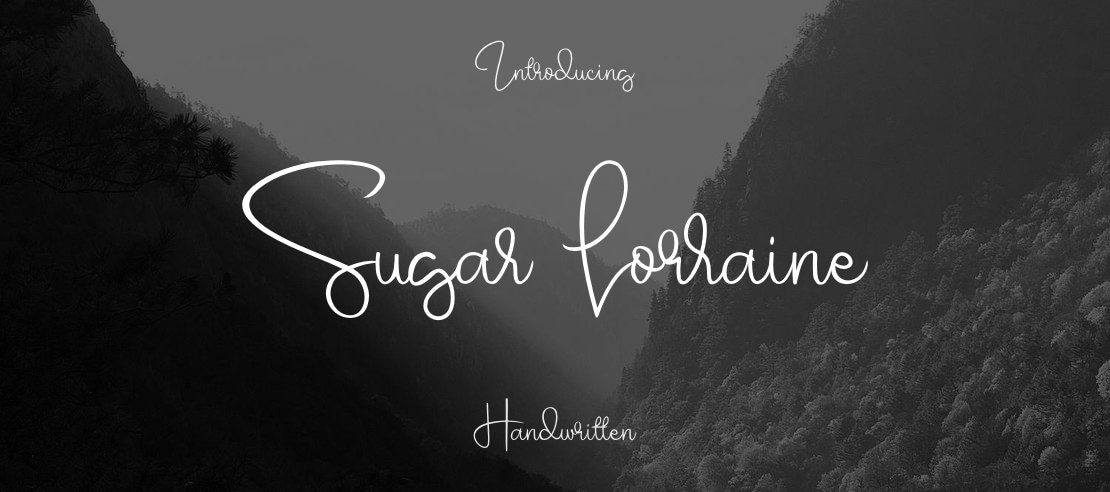 Sugar Lorraine Font