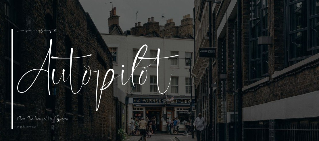 Autopilot (Free For Personal Us Font