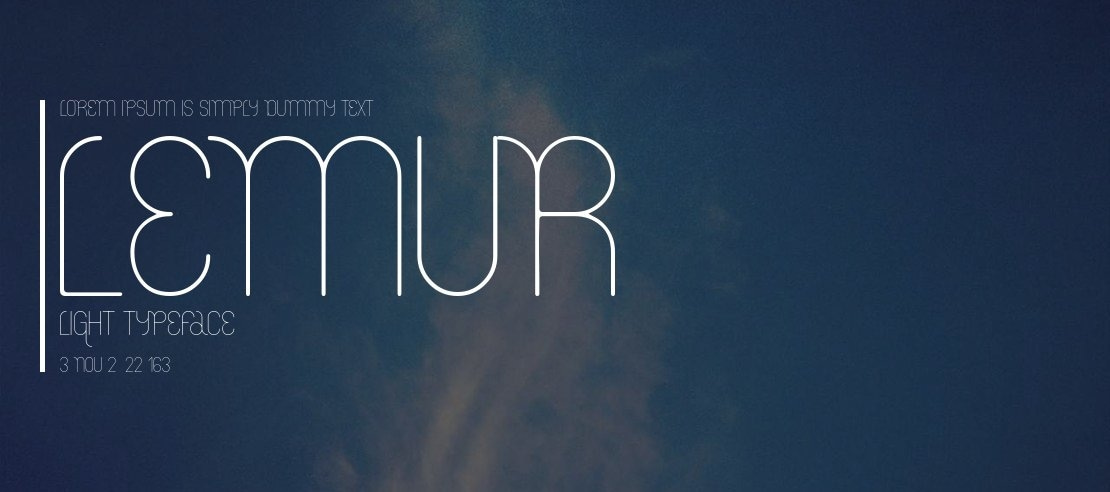 Lemur Light Font