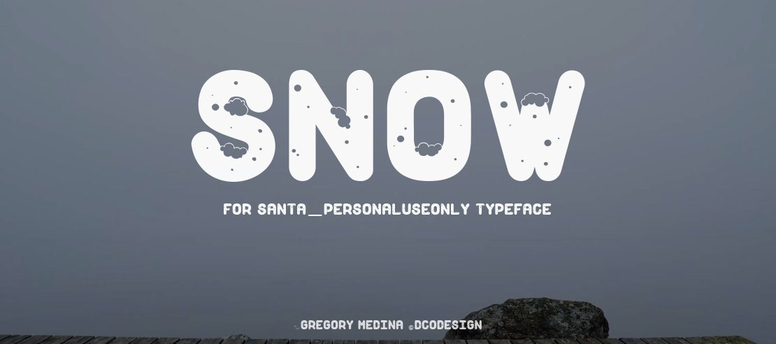 Snow for Santa_PersonalUseOnly Font