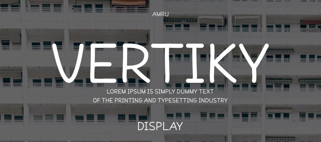 Vertiky Font