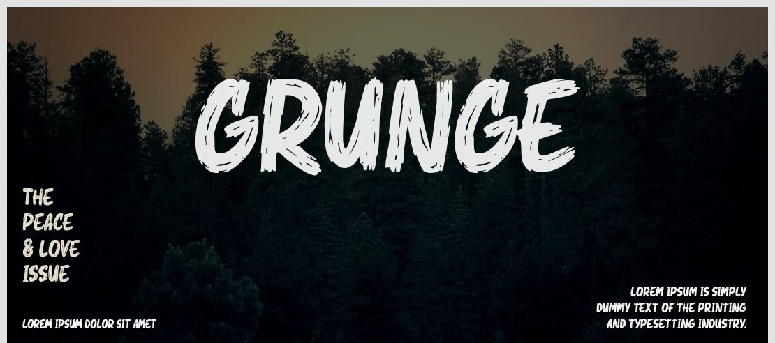 Grunge Font