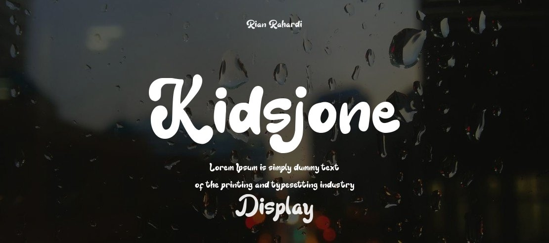 Kidsjone Font