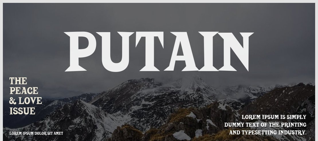 Putain Font