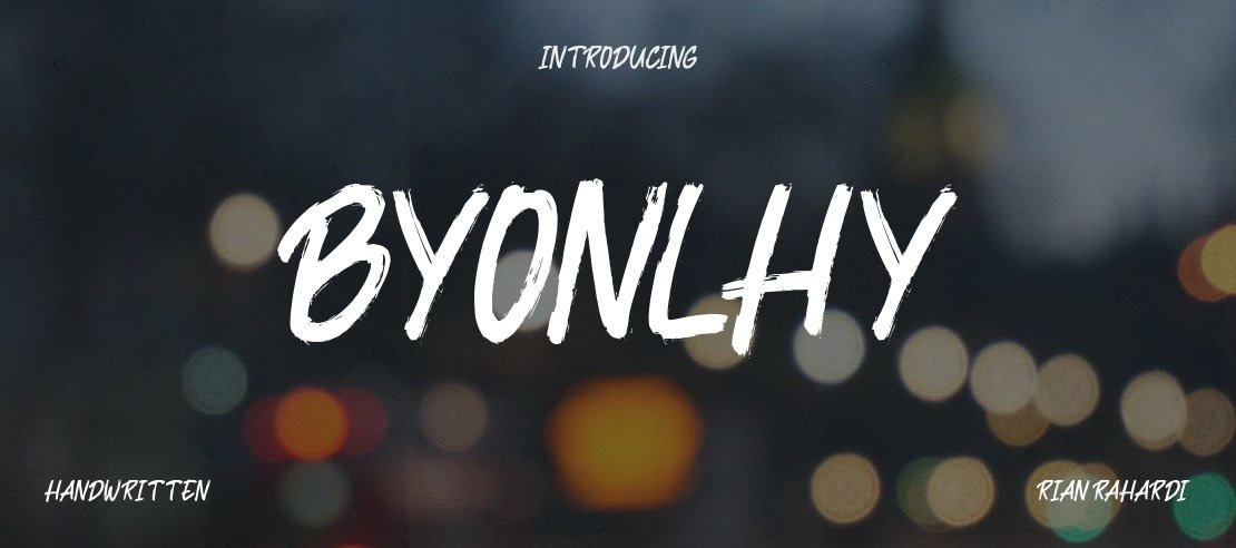 Byonlhy Font