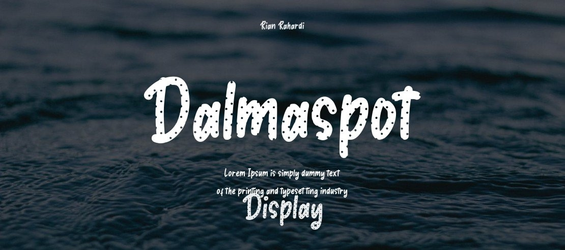 Dalmaspot Font