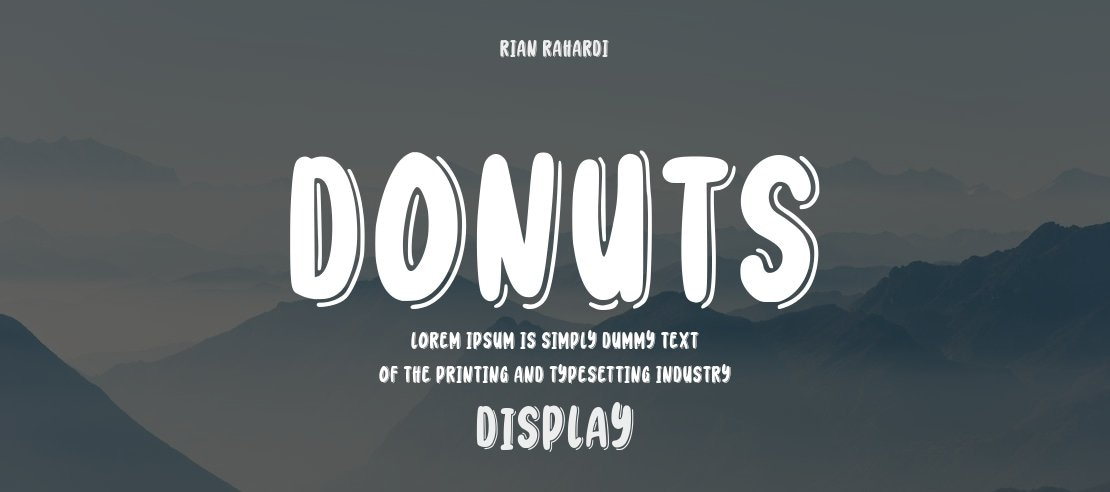 Donuts Font