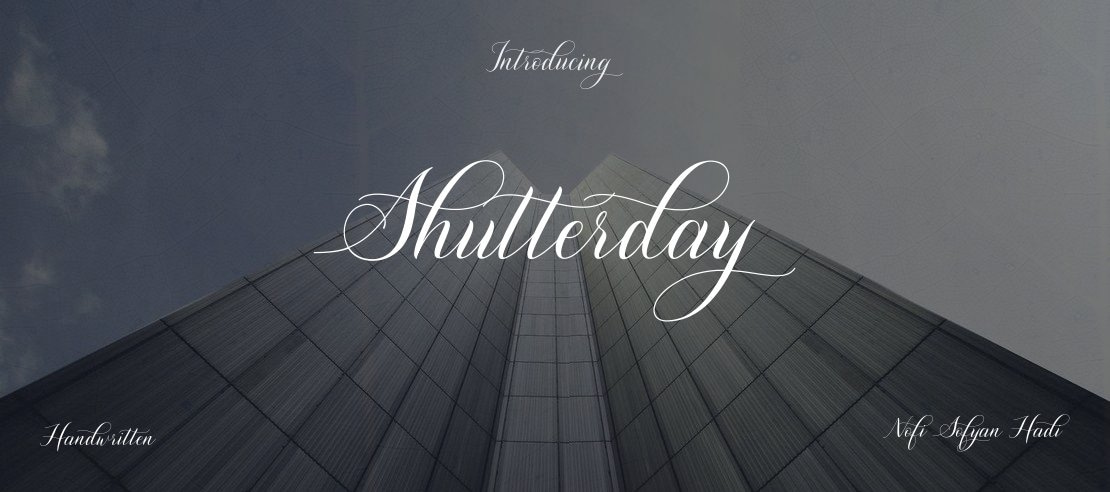 Shutterday Font