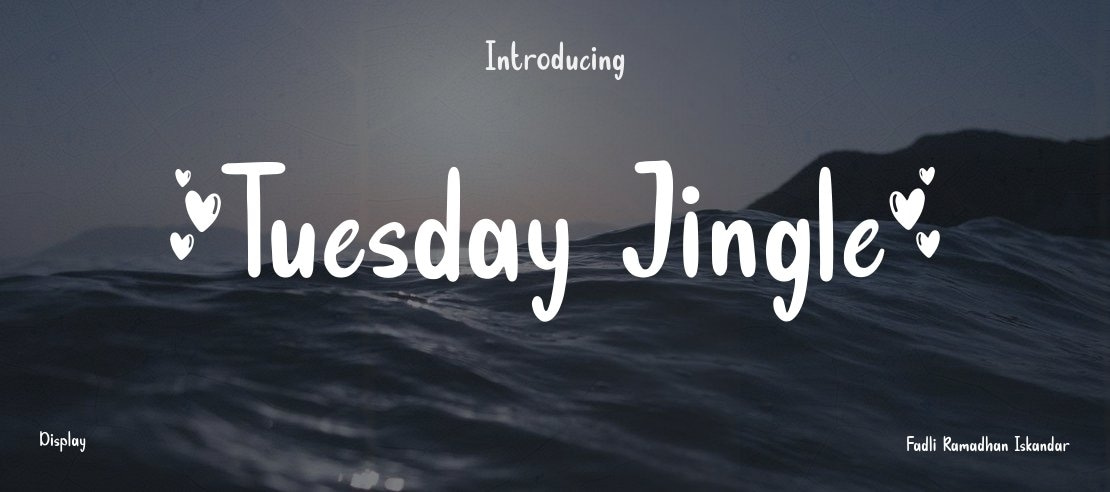 Tuesday Jingle Font