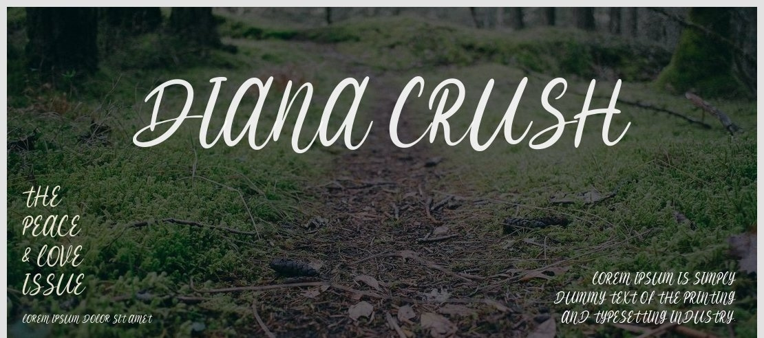 Diana Crush Font