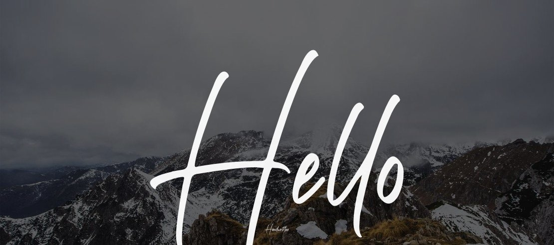 Hello Katterine Font