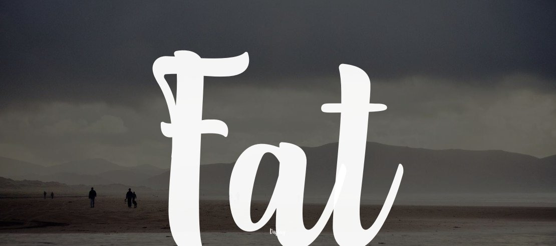 Fat Inlove - Personal Use Font