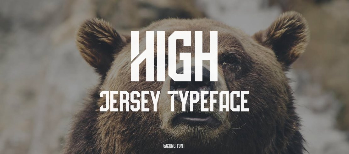 High Jersey Font Family