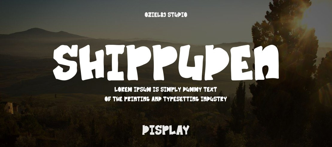 SHIPPUDEN Font