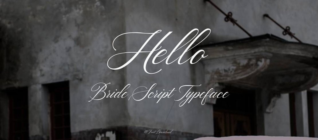 Hello Bride Script Font