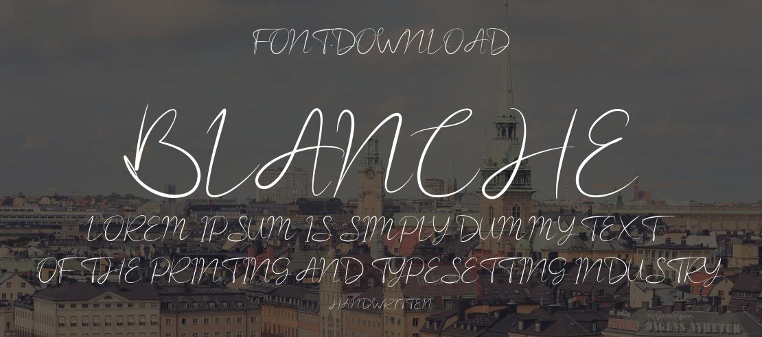Blanche Font