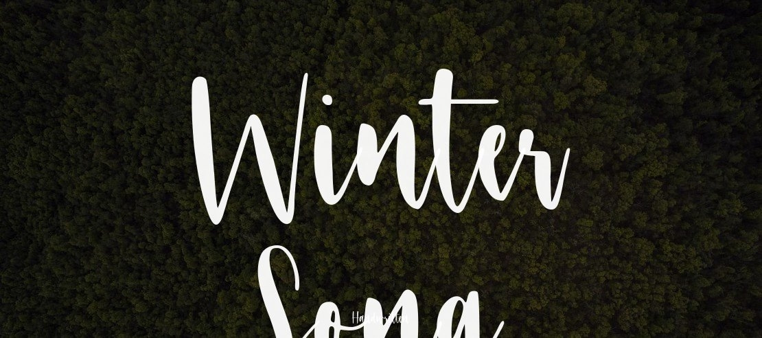 Winter Song Font