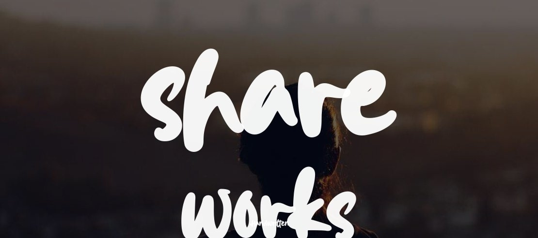 share works Font