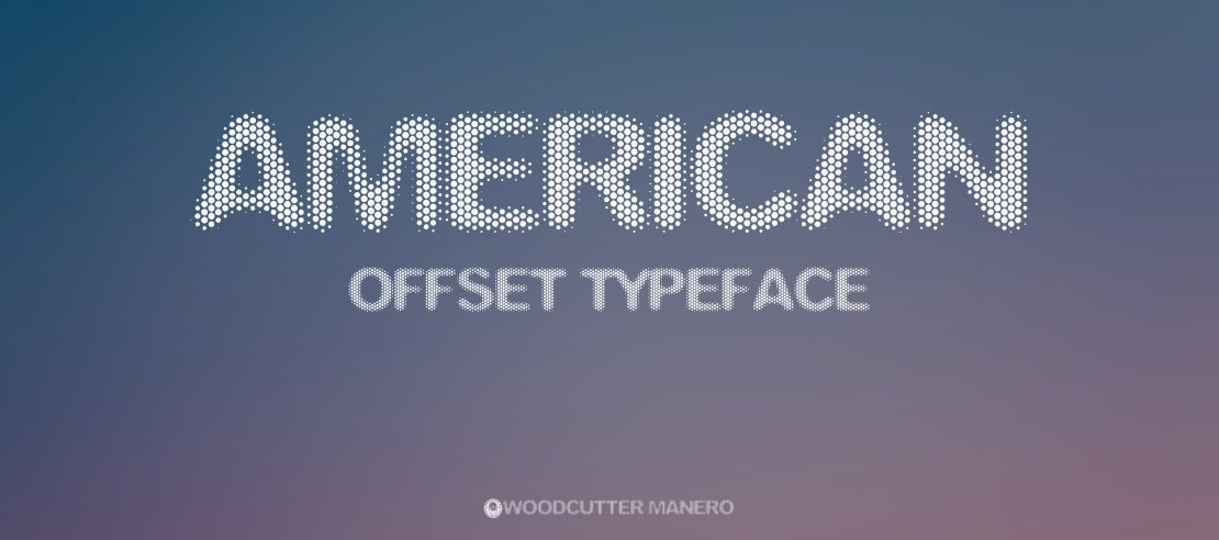 American Offset Font