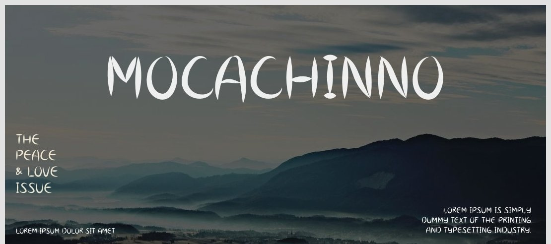 Mocachinno Font