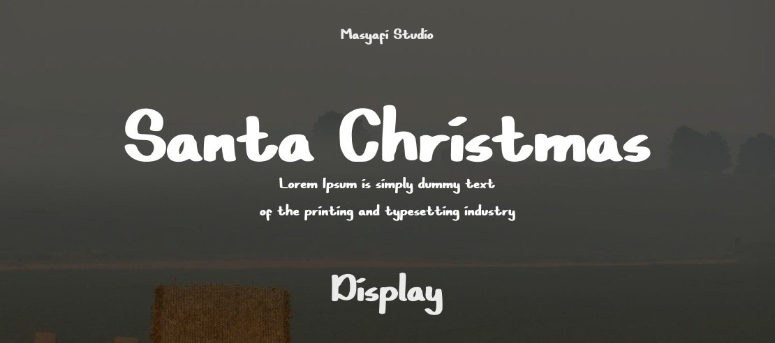 Santa Christmas Font