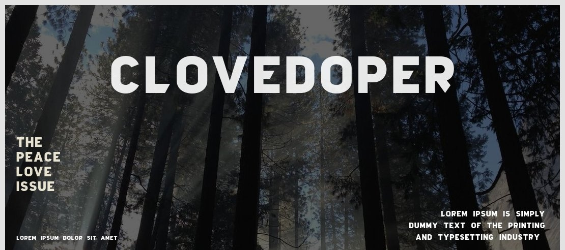 Clovedoper Font