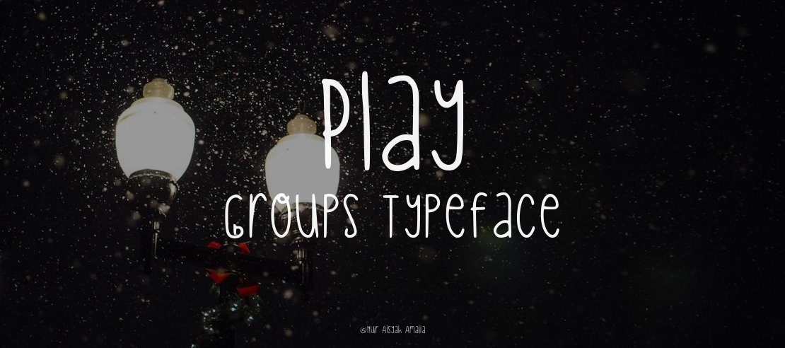 Play Groups Font
