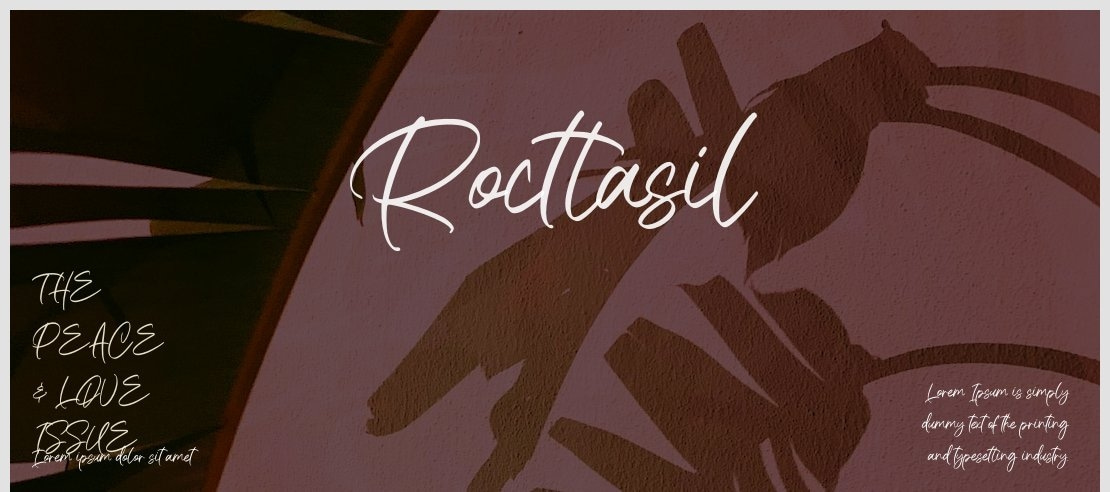 Rocttasil Font